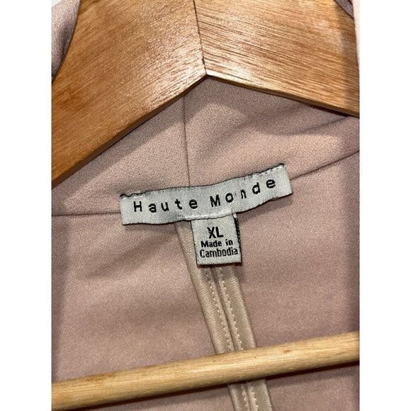 NWT Haute Monde Light Pink Open Front Blazer Jacket Women's Size XL - Picture 6 of 9